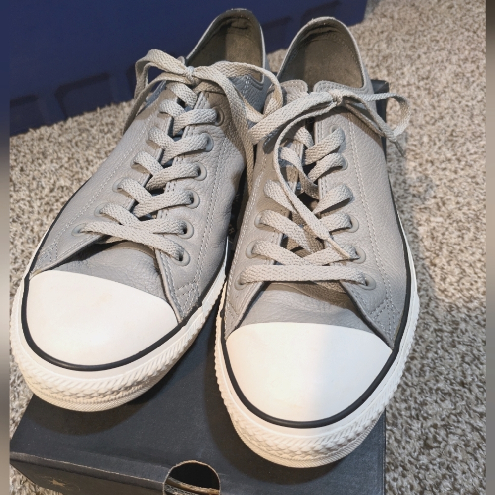 Gray, Black & White Mens Converse
